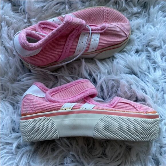 Koala Kids Girl Canvas Slip On Shoes with Velcro - Picture 4 of 11